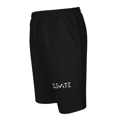 Men’s Fleece Shorts in black, soft and comfortable fit ideal for casual wear and relaxed activities.
