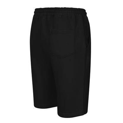 Men’s Fleece Shorts in black, featuring a soft, warm fabric with a comfortable fit for casual wear.