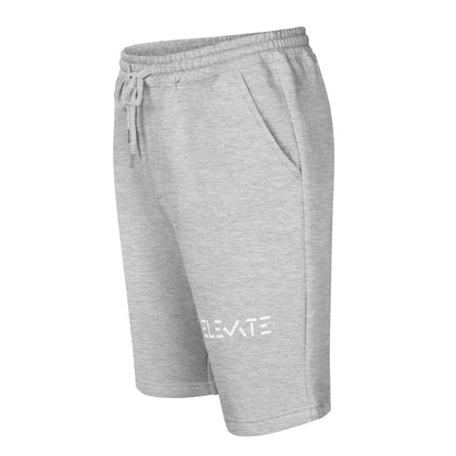 Men’s Fleece Shorts in gray, designed for comfort and casual wear, perfect for lounging or workouts.