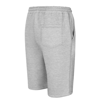 Men’s Fleece Shorts in grey, showcasing a soft, comfortable fit, designed for casual wear and relaxed activities.