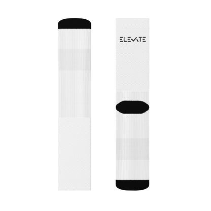 ELEVATE Crew Socks | Comfortable Everyday Socks | Soft Cotton Ankle-High Socks | Unisex Casual Socks | Durable Streetwear Socks
