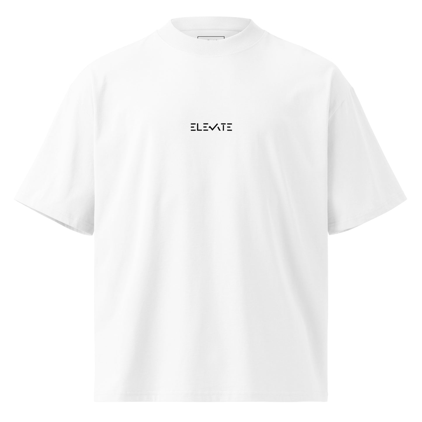 unisex organic oversized high neck t-shirt cotton streetwear