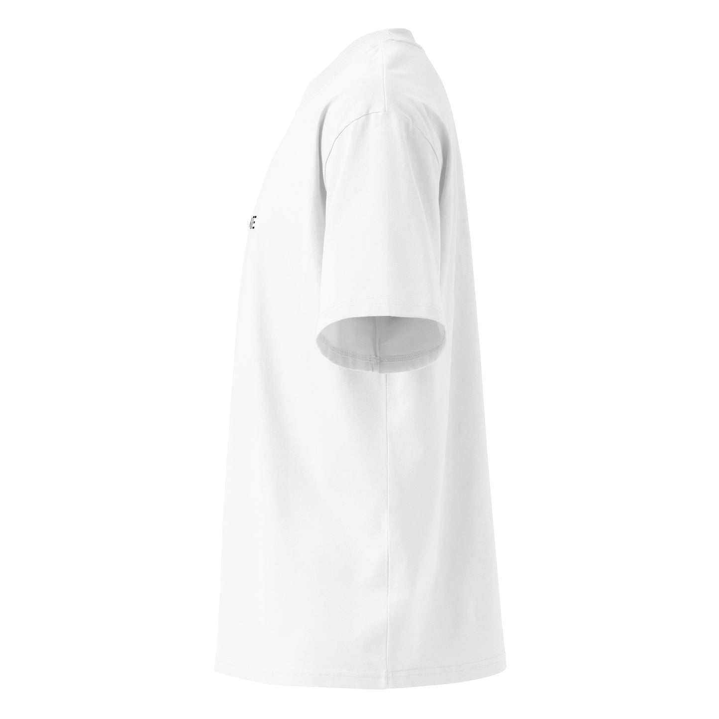 unisex organic oversized high neck t-shirt cotton streetwear