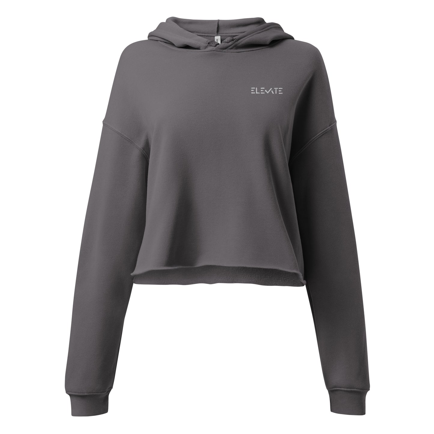 relaxed fit cropped hoodie fashion top